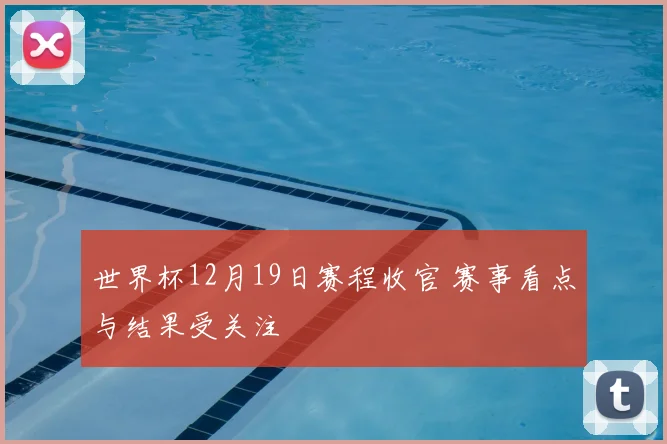 世界杯12月19日赛程收官 赛事看点与结果受关注